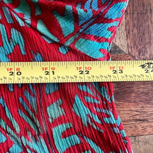 Mission Canyon One Size Pixie Hem Tunic Top In Indian Summer Art‎ to Wear Artsy - Picture 10 of 13